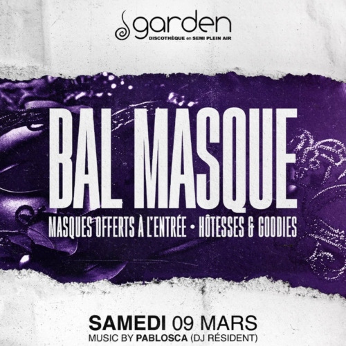 Samedi 9 Mars – BAL MASQUE