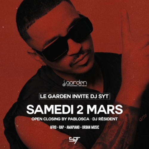 Samedi 2 Mars – DJ SYT