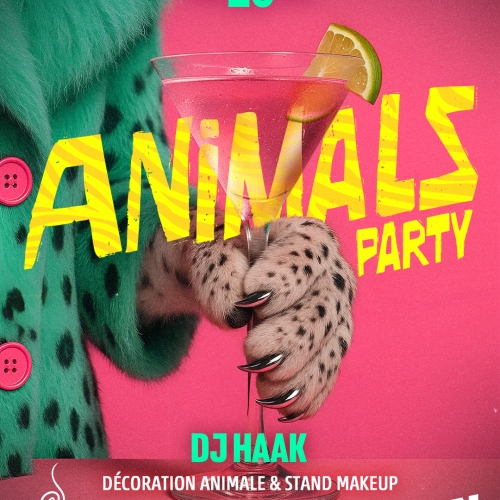 Samedi 10 Janvier – ANIMALS PARTY (Dj Haak)