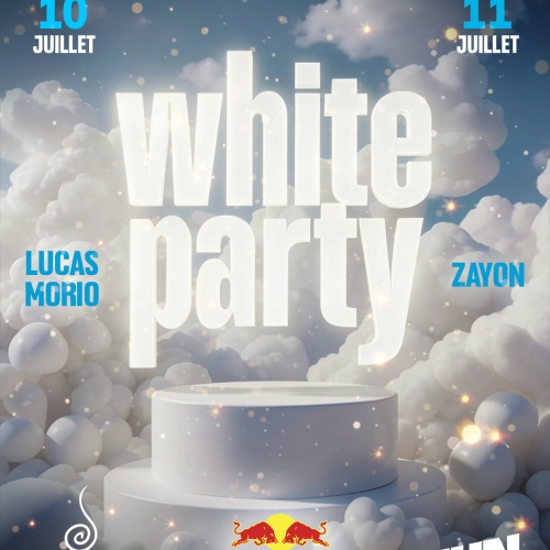 Vendredi 10 Juillet – WHITE PARTY (15 ans Garden !) Vendredi 10 Juillet – WHITE PARTY (15 ans Garden !)