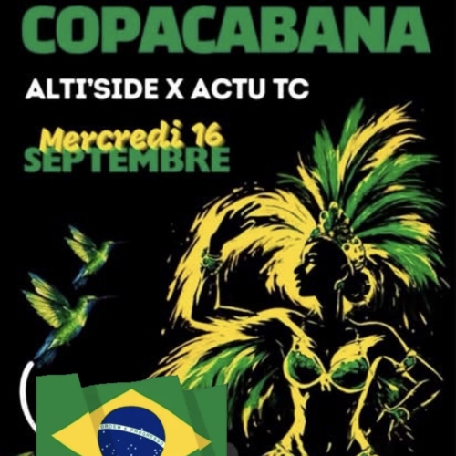 Mercredi 16 Septembre – Tonus Copacabana Mercredi 16 Septembre – Tonus Copacabana